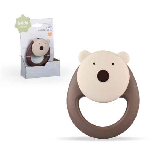 Бебешка дрънкалка и гризалка Kaichi, Мече