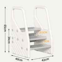 Детска пластмасова стълбичка за достигане Feelkids, подходяща за баня и кухня-visUV.jpeg