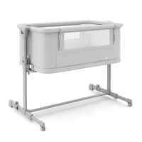Бебешка кошара KinderKraft Nestee grow 2, Light Grey-vju6z.jpeg