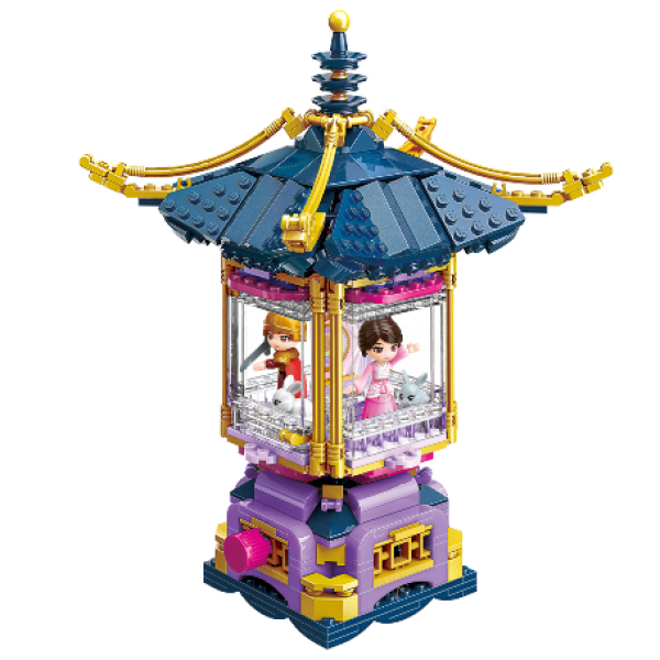 Конструктор Qman, Мулан, Героинята на древен Китай, Кула на желанията, 477 части-vqKBq.png