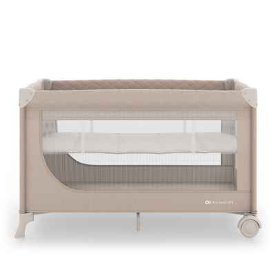 Бебешка сгъваема кошара KinderKraft LEODY UP, Beige