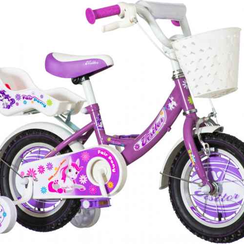 Детски велосипед Venera Bike Pony 12, лилав