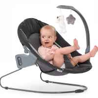 Шезлонг за столче за хранене 2в1 Hauck Alpha+ Bouncer, Deluxe melange grey-wGj3V.jpeg