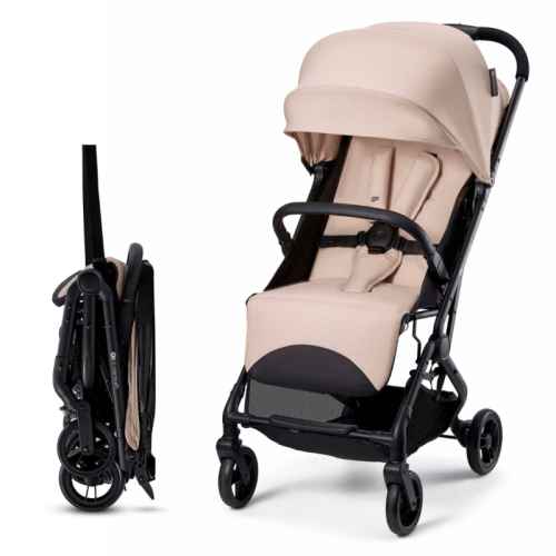 Лятна бебешка количка KinderKraft Indy 3, Misty beige