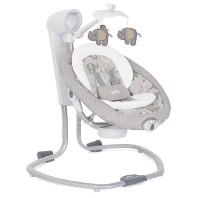 Бебешка люлка 2 в 1 Joie serina™ swivel, Elephant Duo