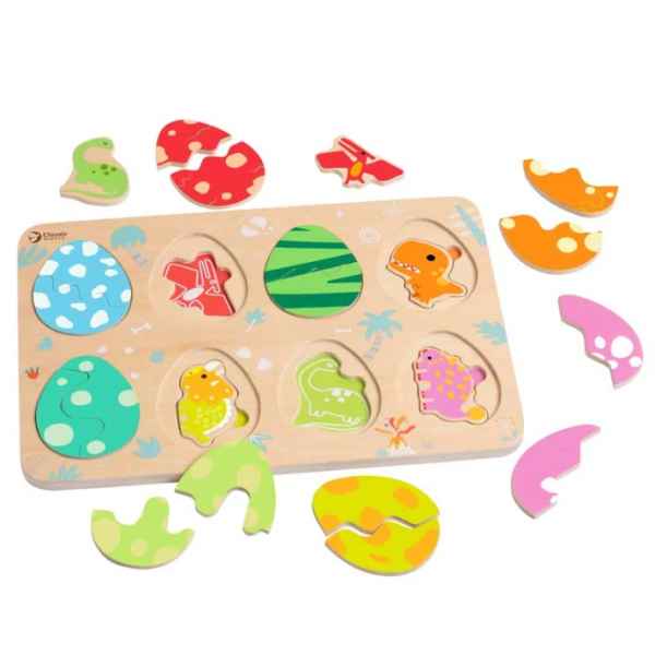 Дървен пъзел с динозаври Classic World, 25 части-wtCr0.jpeg