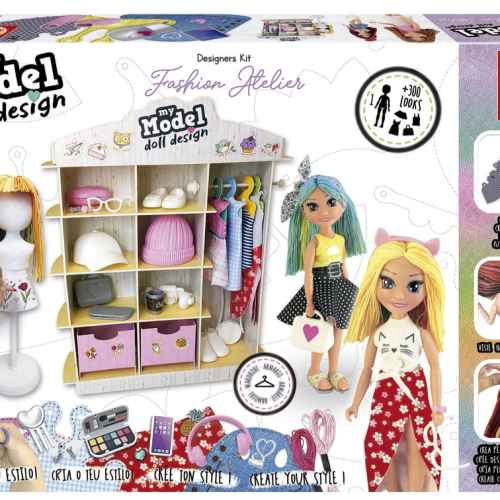 Творчески комплект Educa, My Model, Куклен дизайн, Модно ателие