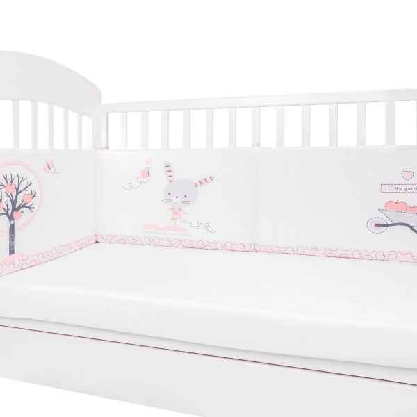 Обиколник с дунапрен Kikka Boo Pink Bunny, 180см-xRkWr.jpg
