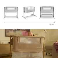 Бебешка кошара KinderKraft Nestee grow 2, Light Grey-xjQL7.jpeg
