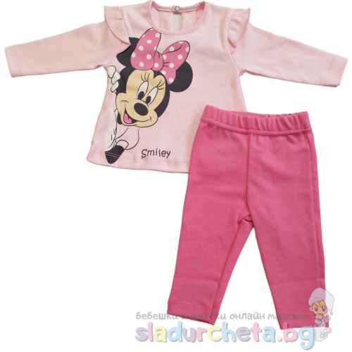 Комплект от 2 части Sunny Kids - блуза и клин, Мини Маус