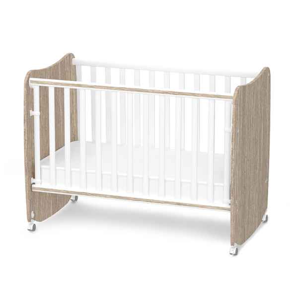 Бебешко легло Lorelli Stars 60x120 см, Бяло+Кехлибар-ybccj.jpeg