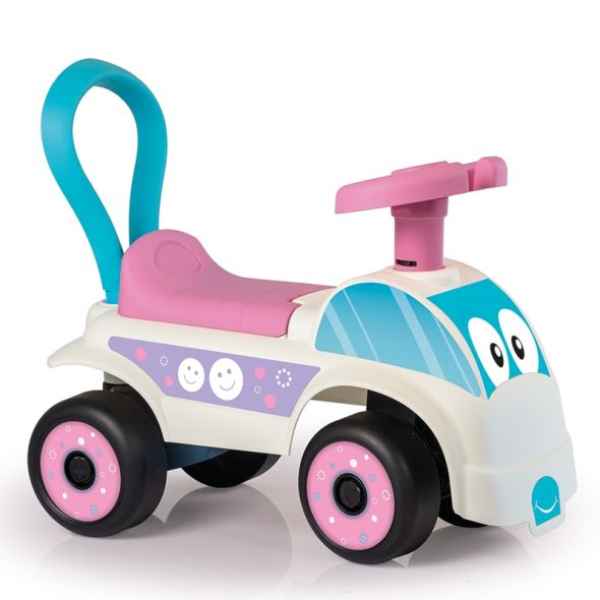 Кола за бутане Dolu Foot to Floor, White/Pink-z02mJ.jpeg