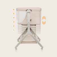 Бебешка кошара Next to me 3 в 1 Lionelo Leonie Plus люлееща се, Grey Stone-z7Okk.jpeg