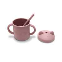 Силиконова чаша с дръжки и сламка Lorelli Natural, Deep Pink-zD9UP.jpeg