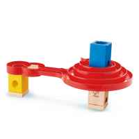 Комплект дървена писта Hape, Quadrilla, Двустранна спирала, 9 части-zZbQg.jpeg