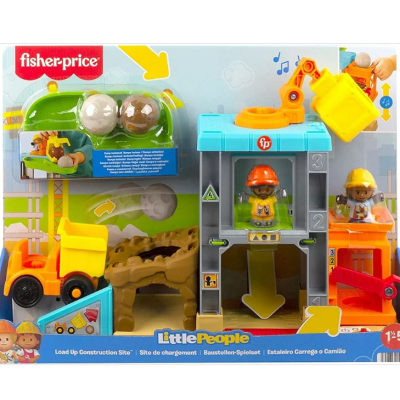 Комплект строителна площадка Fisher Price, Литъл пийпъл