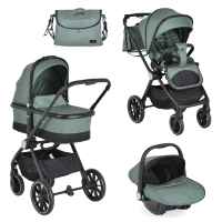 Комбинирана бебешка количка 3в1 Cangaroo Christiano, зелена-02nNB.jpeg