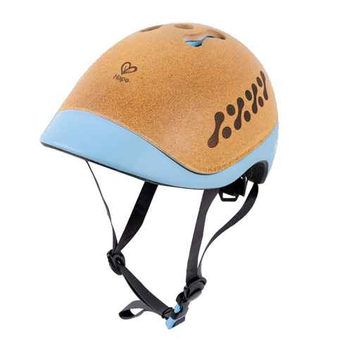 Коркова предпазна каска за деца Hape, Синя