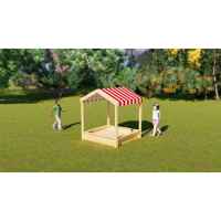 Детски дървен пясъчник с навес Classic World Educational-09nLs.jpeg