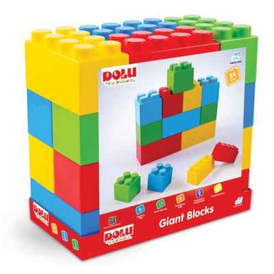 Конструктор Dolu Giant blocks, 24 ч.