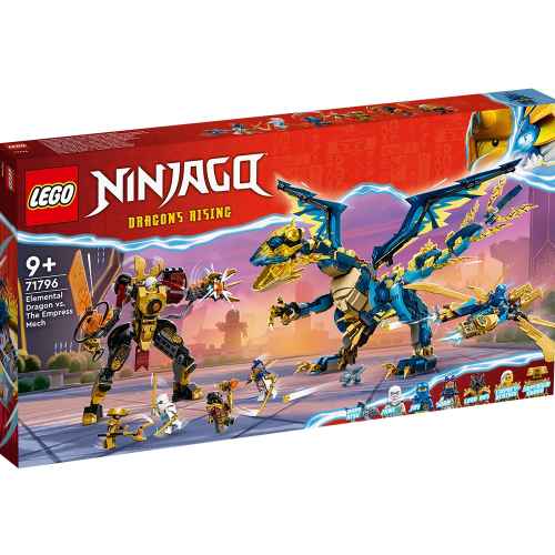 Конструктор LEGO Ninjago Стихиен дракон срещу робот на Императрицата