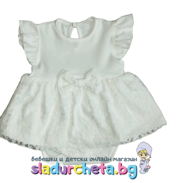 Бебешка рокля Светли, бяла дантела-0Qfwu.png