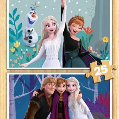 Пъзел Educa, Frozen, 2х25 части