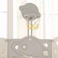 Детска къщичка с ограда и баскетболен кош Feelkids, Космонавт-0ZOI4.jpeg