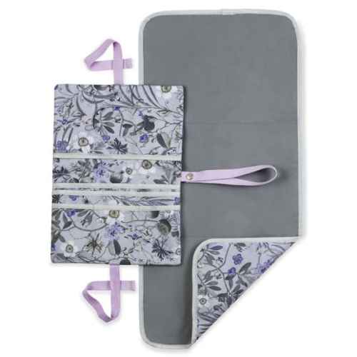 Чанта за памперси Hauck Change N Walk, с подложка за повиване, Floral Grey