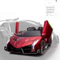 Акумулаторна кола JJ Lamborghini Veneno, червен металик-14CSS.jpeg