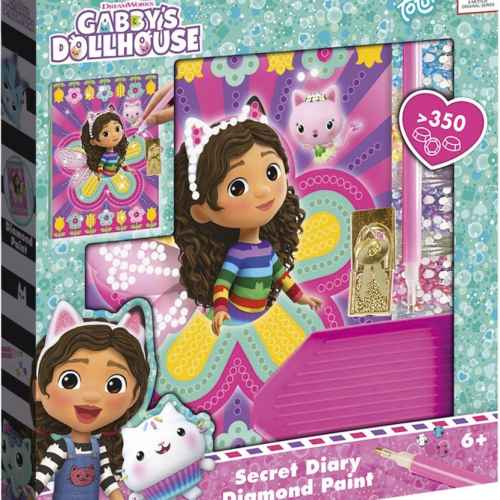 Творчески комплект Totum, Декорирай сам таен дневник с диаманти, Gabby′s Dollhouse