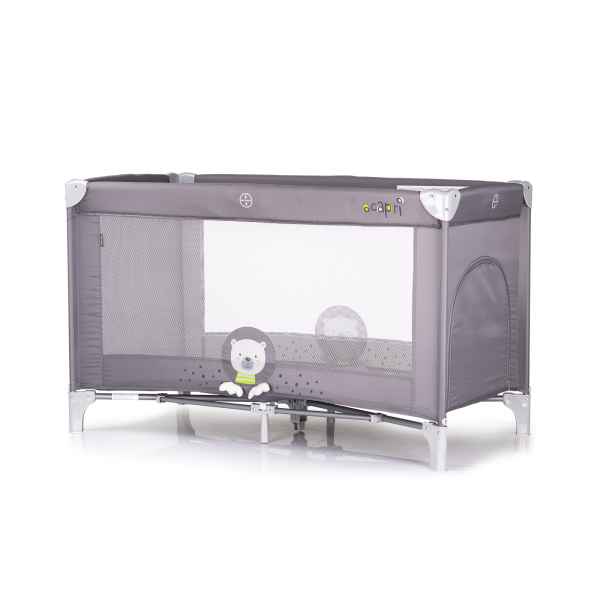 Бебешка преносима кошара Chipolino Капри, Мече сива-1LgXV.jpeg