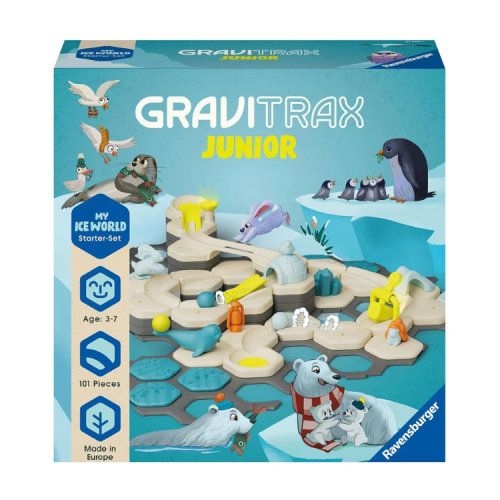 Настолна игра Ravensburger GraviTrax Junior, Стартов комплект: Лед