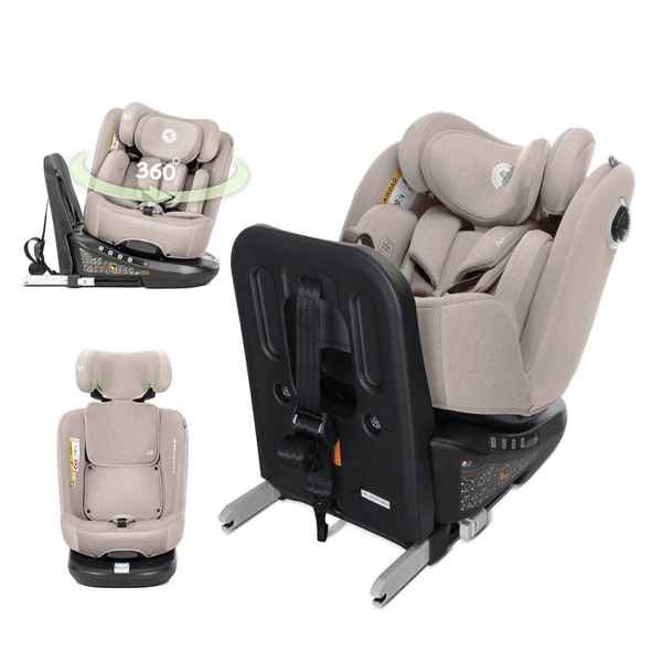 Столче за кола Lorelli Auriga i-Size ISOFIX 360 Anti Rebound Bar, Beige-1bu1F.jpeg