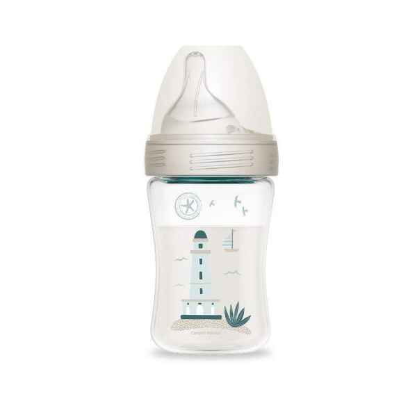 Haberman Canpol антиколик шише за хранене 260 мл, сиво-1cBSA.jpg