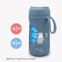 Термос със сламка Nuvita 350 ml, Powder Blue-1cFtS.png