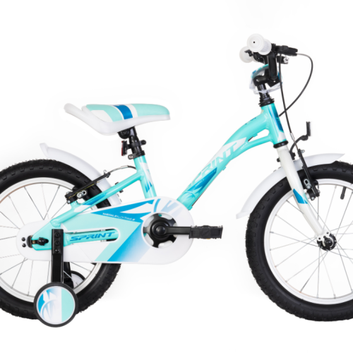 Детски велосипед Sprint Alice Alloy 16, резида с бяло