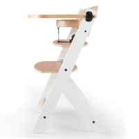 Столче за хранене KinderKraft ENOCK, Дървено/бели крака-1ogk1.jpg