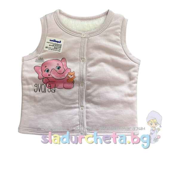 Бебешки елек Topolino, розов-1rJFy.jpeg