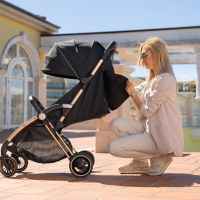 Лятна бебешка количка Lorelli Quick с автоматично сгъване, Grey-1vpLC.jpeg