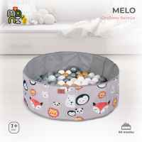 Сгъваем басейн Moni Toys Melo, с 90 бр. топки animals-228fi.jpeg