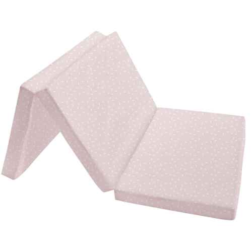 Детски сгъваем матрак Kikka Boo Confetti Pink, 60/120/5 cm