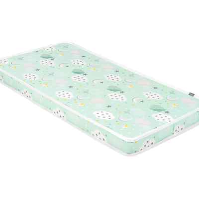 Детски матрак Kikka Boo Fantasia Clouds Mint, 60x120x9см