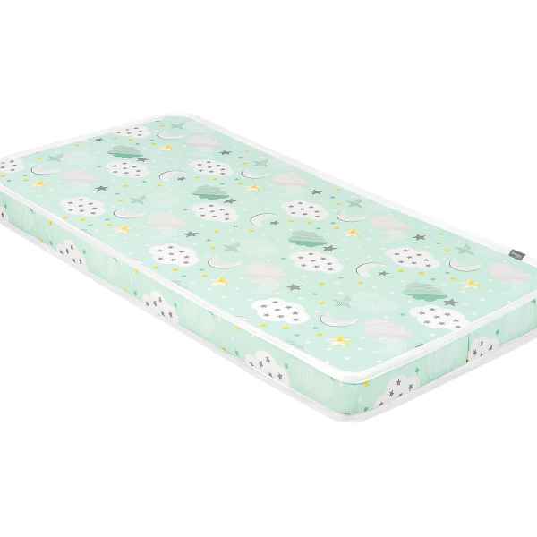 Детски матрак Kikka Boo Fantasia Clouds Mint, 60x120x9см-256Fd.jpg