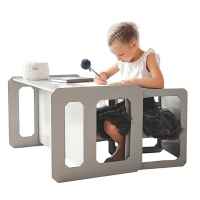 Детска маса и стола 3 в 1 Ginger Home Монтесори, дървена бяло и сиво-25pTf.jpeg