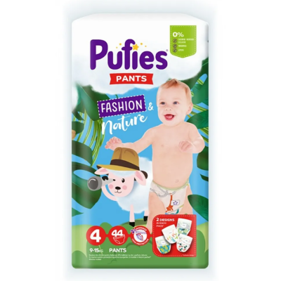 Гащички Pufies Fashion & Nature 4, 9-15 кг 44 бр.