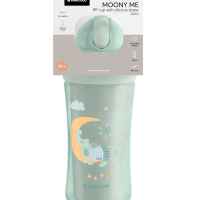 Чаша със силиконовa сламка Kikka Boo Moony me, Mint 220мл-2EI69.jpeg