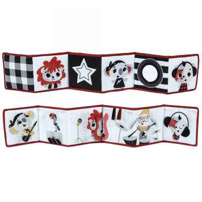 Мека двулицева книжка-обиколник Tiny Love Double-sided First Book от серията Tiny Rockers, 0м+