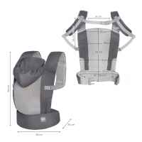 Ергономична раница KinderKraft Carrybee, Grey-2Mm8t.jpeg