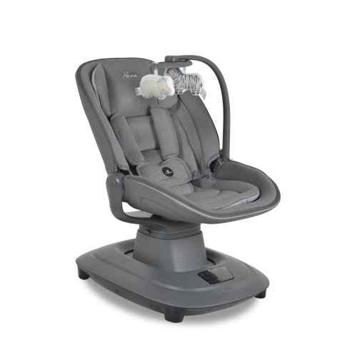 Бебешка електрическа люлка Cangaroo Hera, тъмносив